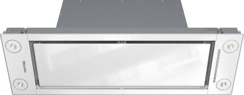 Insert ventilation hood with energy-efficient LED lighting and backlit controls for easy use. DA2698