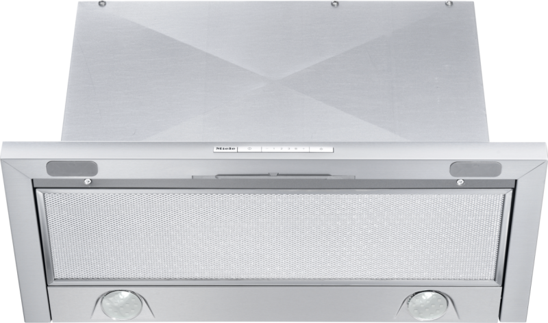 Built‑in ventilation hood with energy-efficient LED lighting and backlit controls for easy use. DA3466