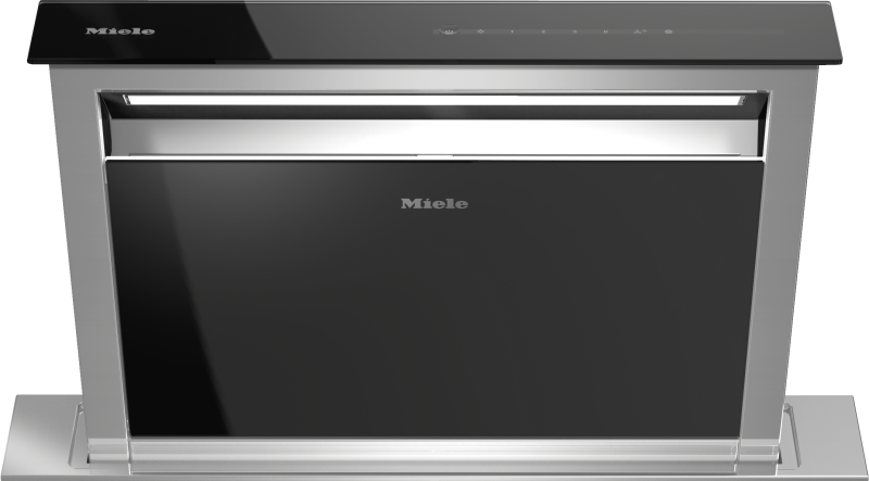 30" Downdraft Hood (4.75" Deep) Black Glass (Clean Touch Steel) DA6881SS