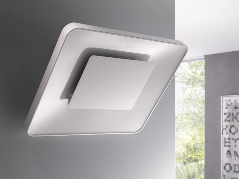 Wall ventilation hood with dimmable ambient lighting for a unique lighting mood in your kitchen. DA6996WPEARL