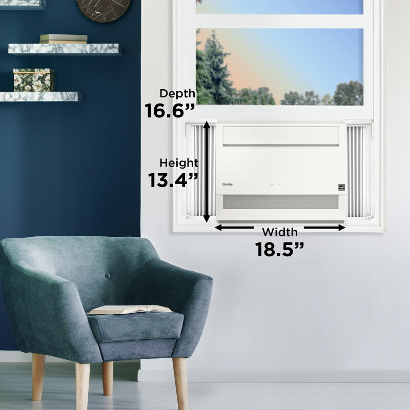 8,000 Btu Window Air Conditioner – Wireless – Cools Up To 350 Sq. Ft. DAC080B5WDB