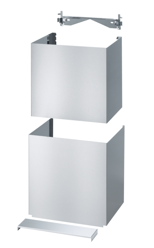 Stainless‑steel chimney section for alternative upward vented ducting DADC6000