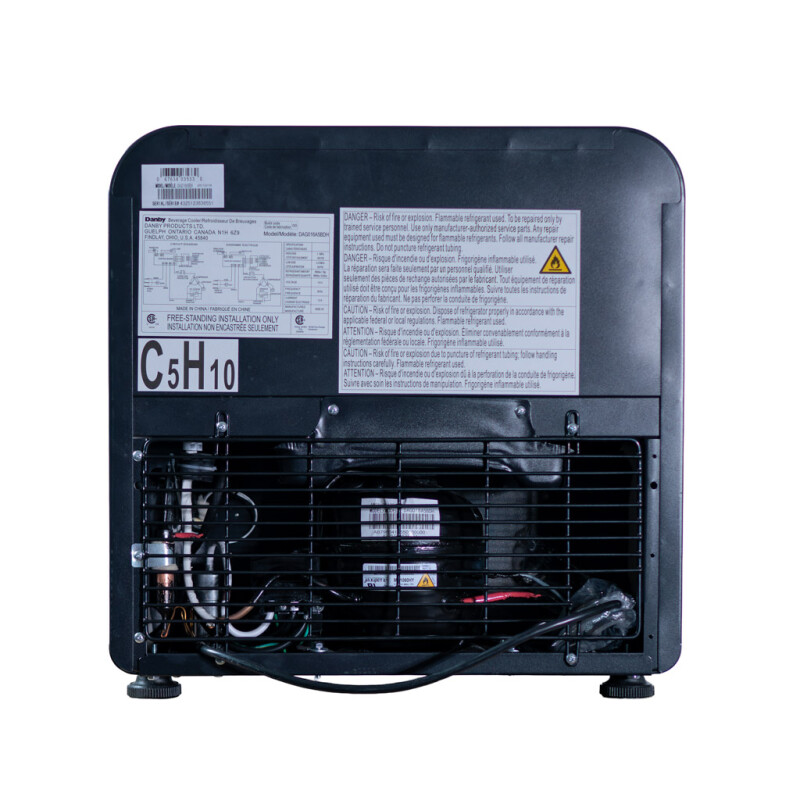 1.6 Cu. Ft. Glass Door Mini Refrigerator DAG016A5BDH