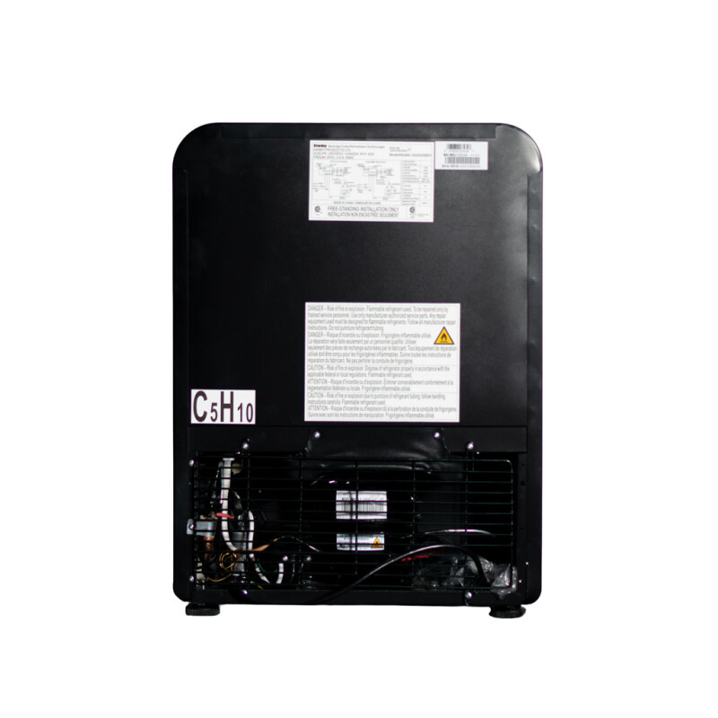 2.2 Cu. Ft. Glass Door Mini Refrigerator DAG022A5BDH
