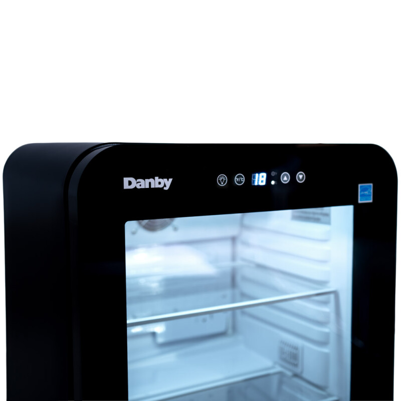 2.2 Cu. Ft. Glass Door Mini Refrigerator DAG022A5BDH