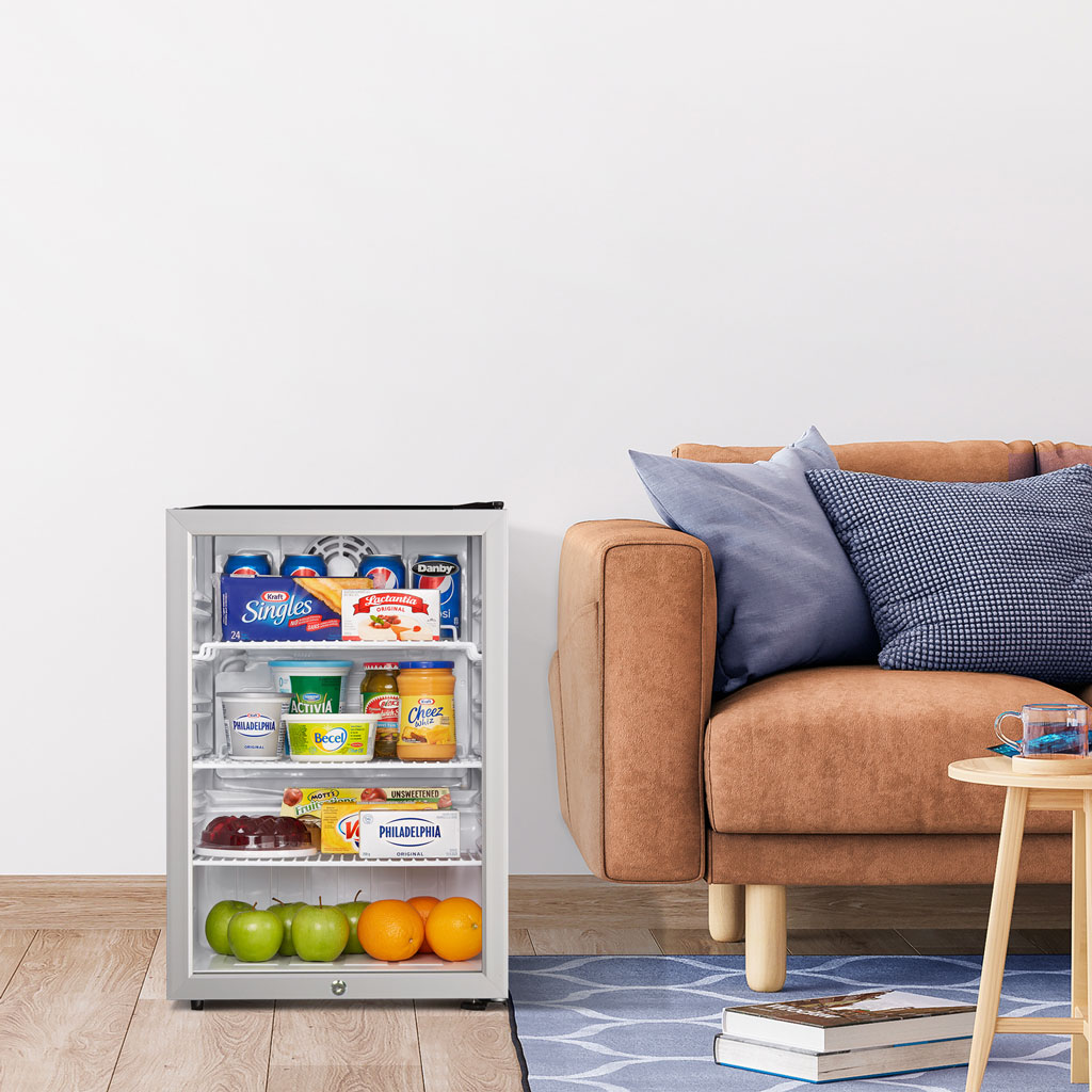 Commercial 2.6 cu. ft. Compact Glass Door Fridge DAG026A2BDB