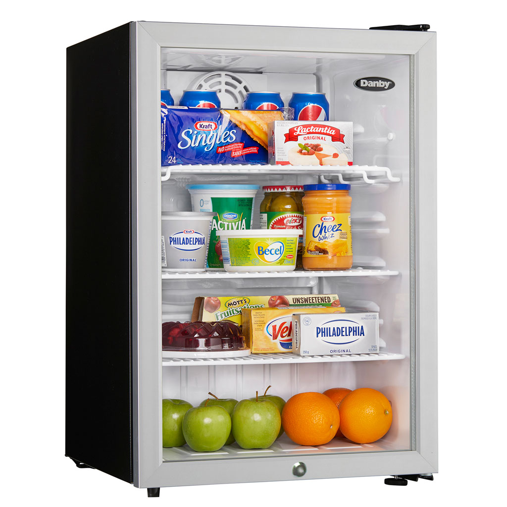 Commercial 2.6 cu. ft. Compact Glass Door Fridge DAG026A2BDB