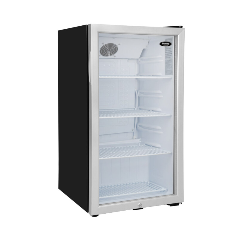 3.3 Cu. Ft. Commercial Glass Door Mini Refrigerator DAG033A2BDB