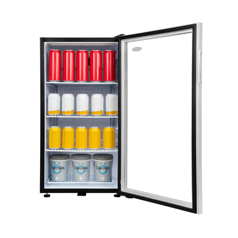 3.3 Cu. Ft. Commercial Glass Door Mini Refrigerator DAG033A2BDB