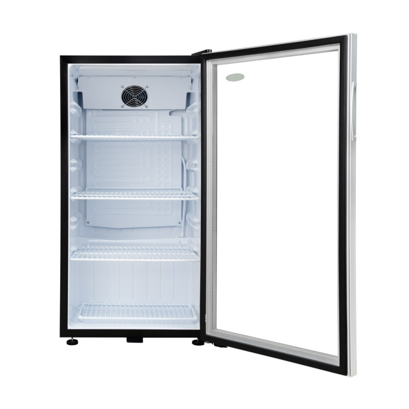 3.3 Cu. Ft. Commercial Glass Door Mini Refrigerator DAG033A2BDB