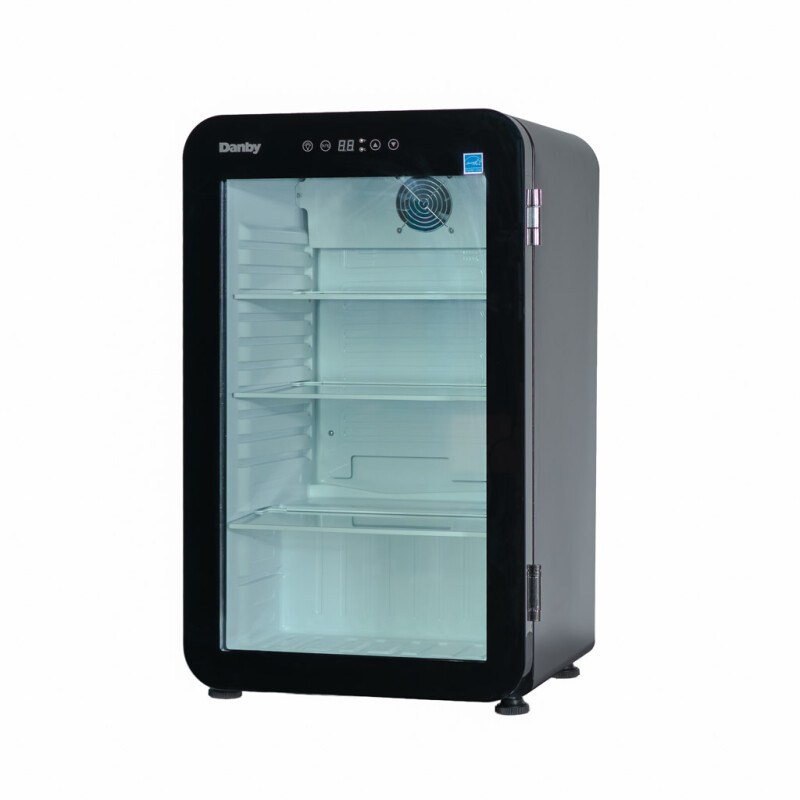 3.3 Cu. Ft. Glass Door Mini Refrigerator DAG033A5BDH