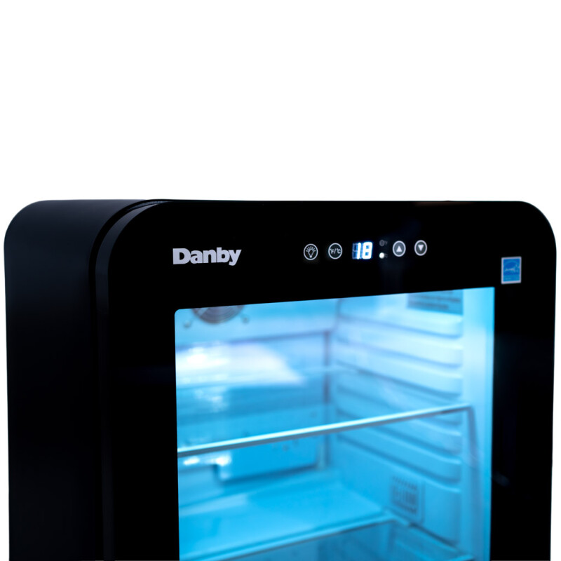 3.3 Cu. Ft. Glass Door Mini Refrigerator DAG033A5BDH