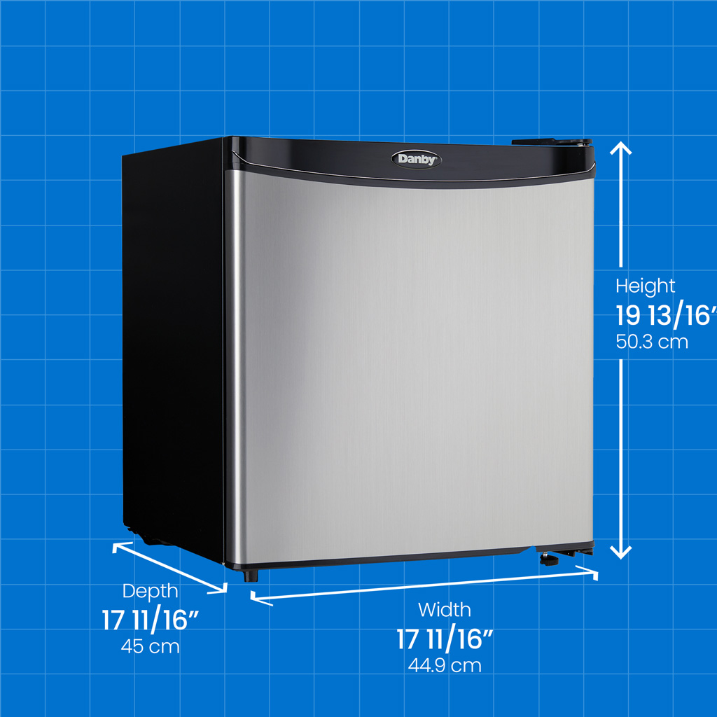 1.6 Cu. Ft. Compact Fridge Look DAR016A1BSLDB