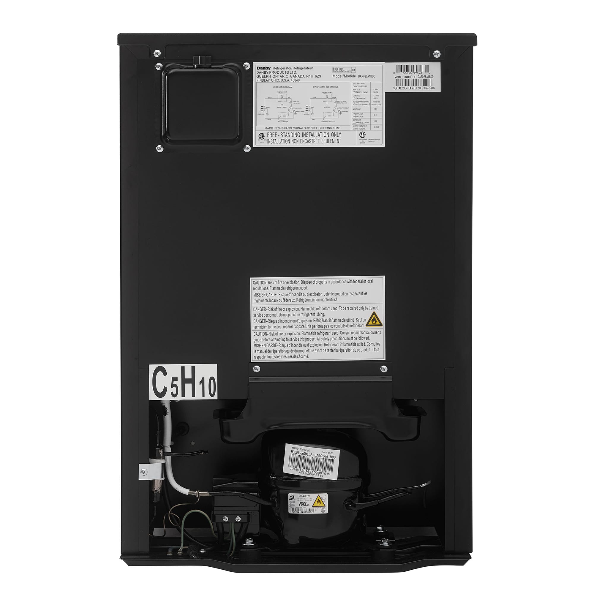 2.6 Cu. Ft. Compact Fridge DAR026A1BDD6