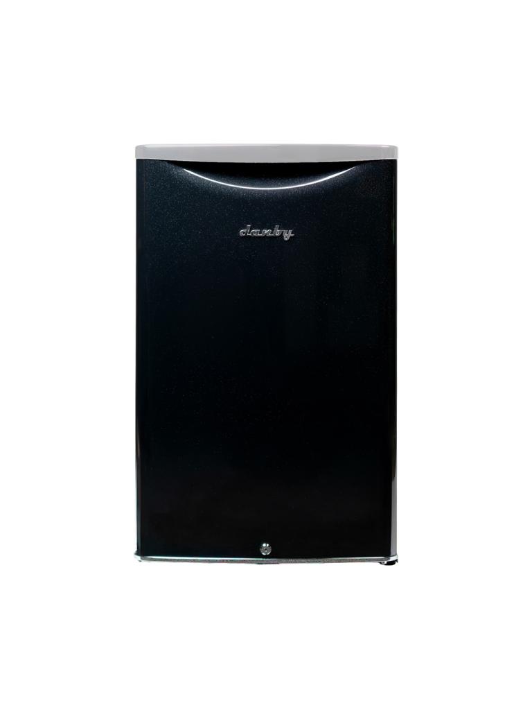 4.4 cu. ft. Retro Compact Fridge in Midnight Black DAR044A6MDB
