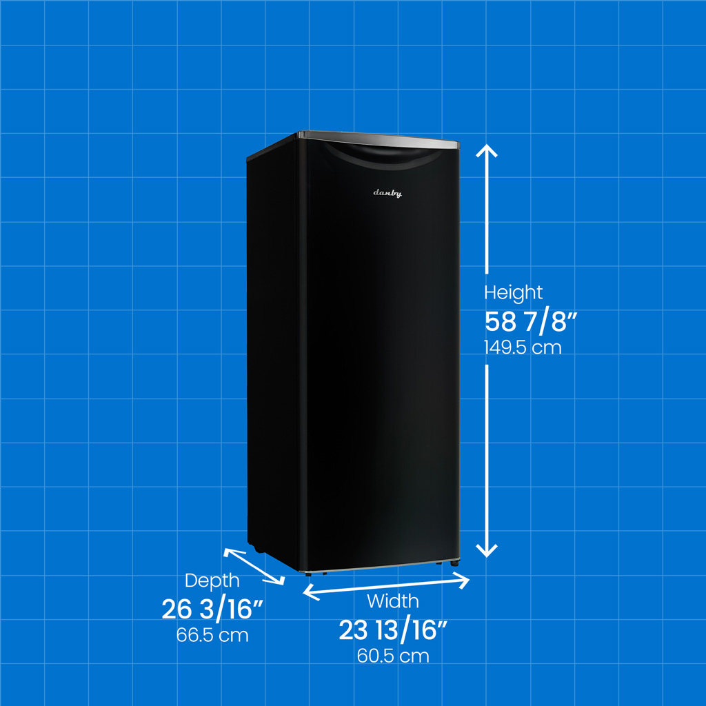 11.0 cu. ft. Apartment Size Fridge DAR110A3MDB