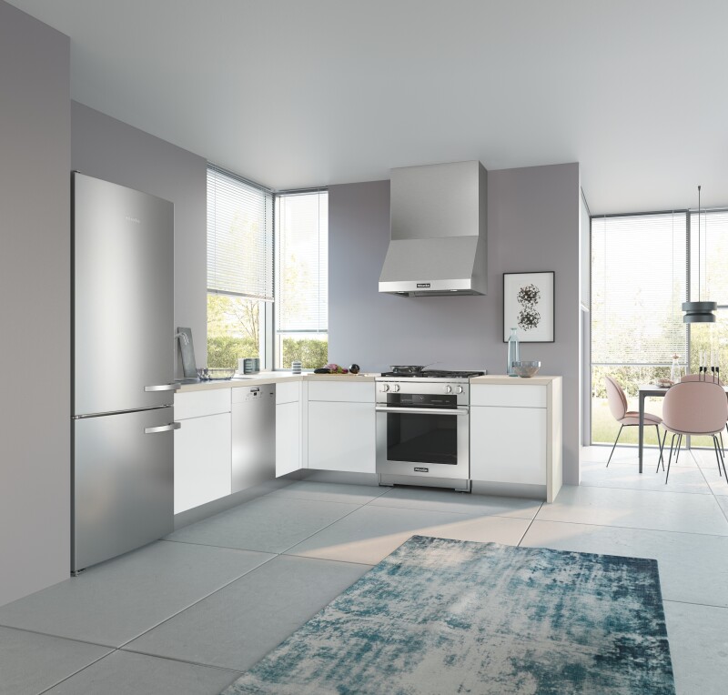 Wall ventilation hood for perfect combination with Ranges and Rangetops. DAR1220