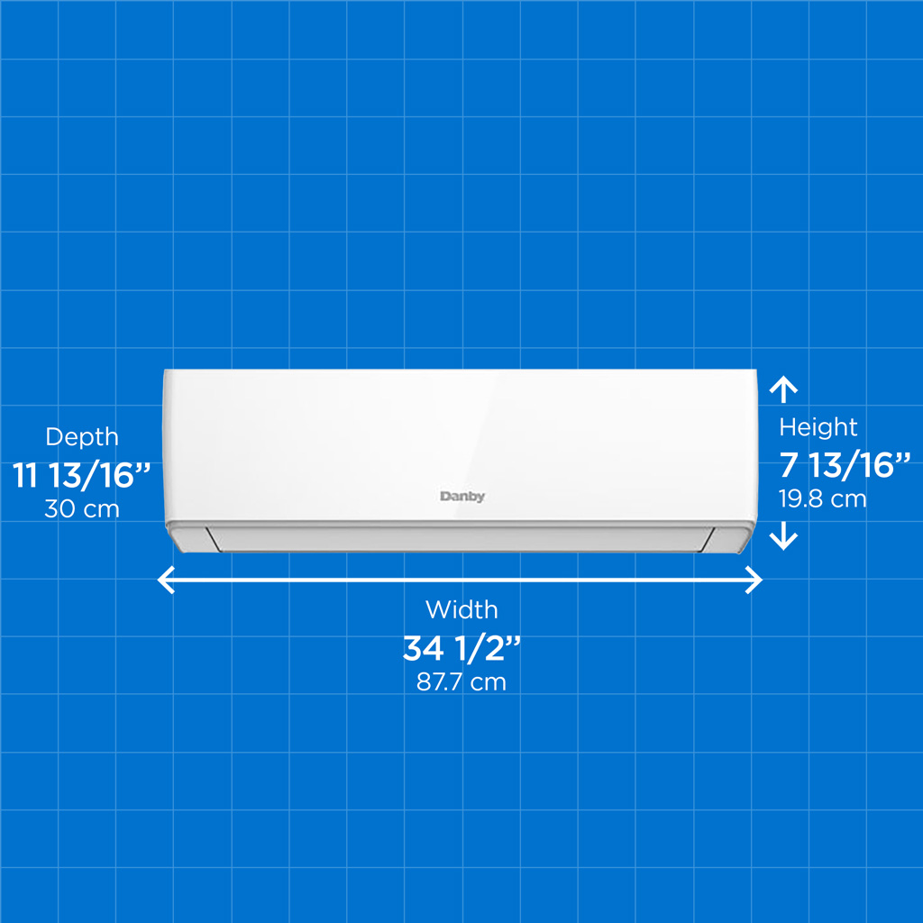 12,000 Btu Mini-split Ac With Heat Pump DAS120GAHWDB