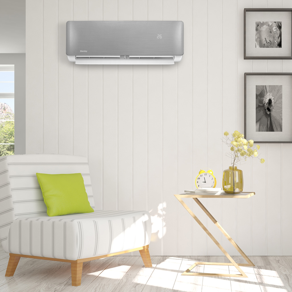 18,000 Btu Mini-split Air Conditioner With Heat Pump And Variable Speed Inverter DAS180BAHWDB