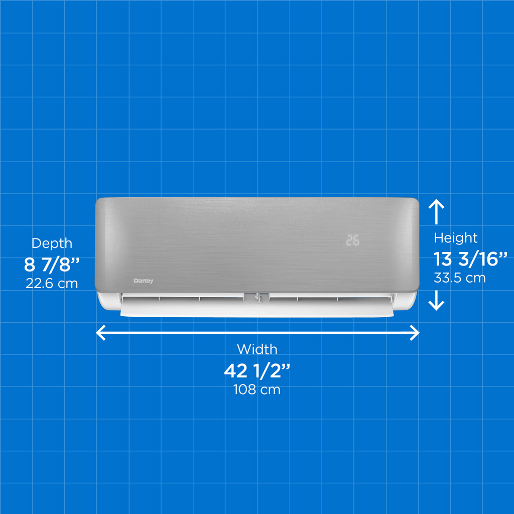 18,000 Btu Mini-split Air Conditioner With Heat Pump And Variable Speed Inverter DAS180BAHWDB