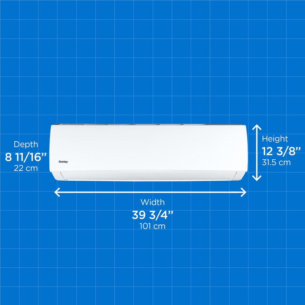18,000 BTU Mini-Split AC with Heat Pump DAS180EAQHWDB