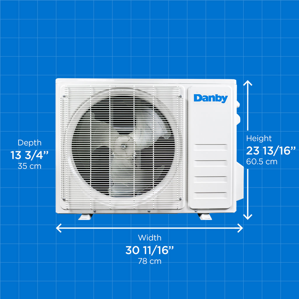 18,000 BTU Mini-Split AC with Heat Pump DAS180EAQHWDB