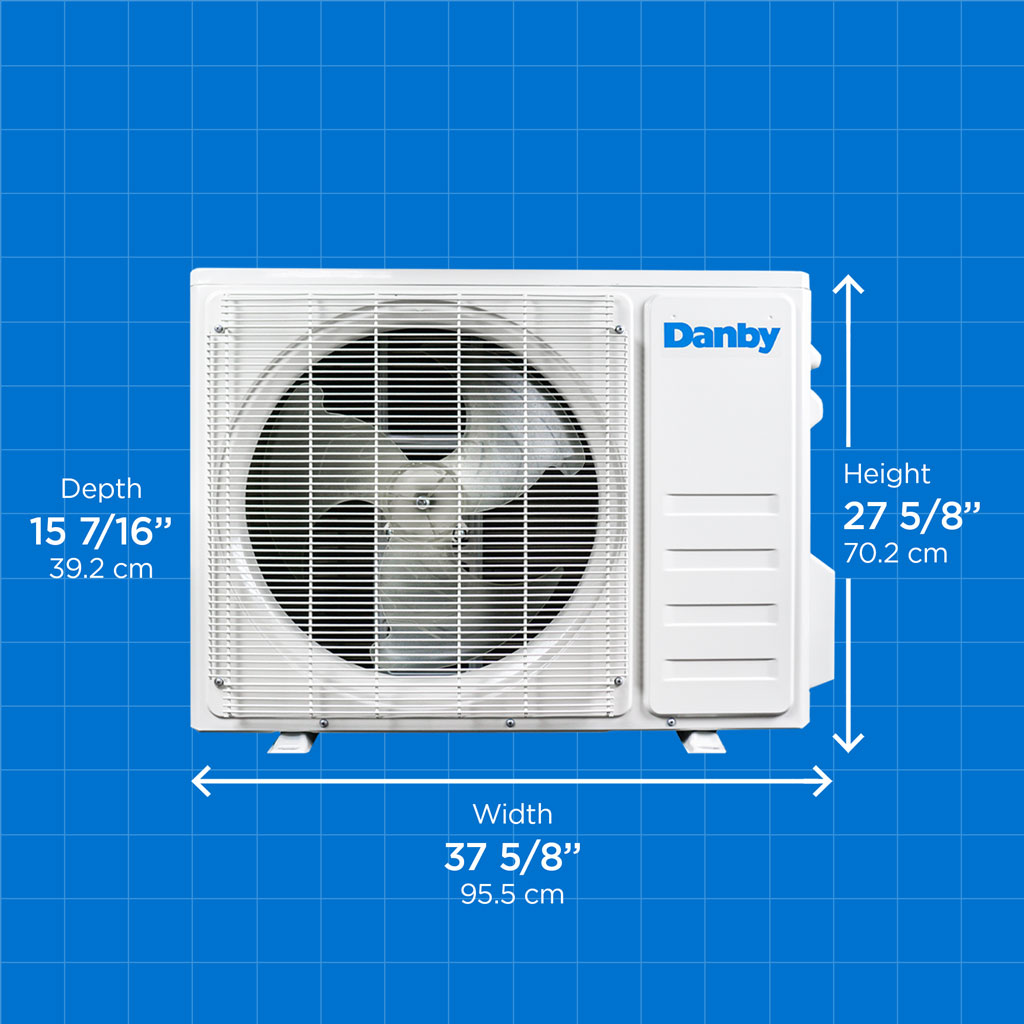 22000 Btu Mini-split Ac With Heat Pump DAS220GBHWDB