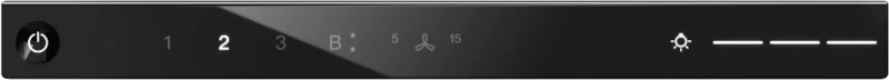 Built‑in ventilation hood with intuitive SmartControl White controls for use in narrow upper cabinets DAS8930