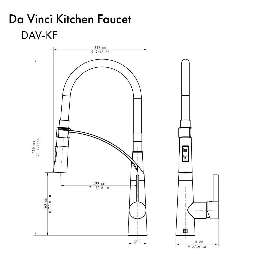 Da Vinci Kitchen Faucet DAVKFBN