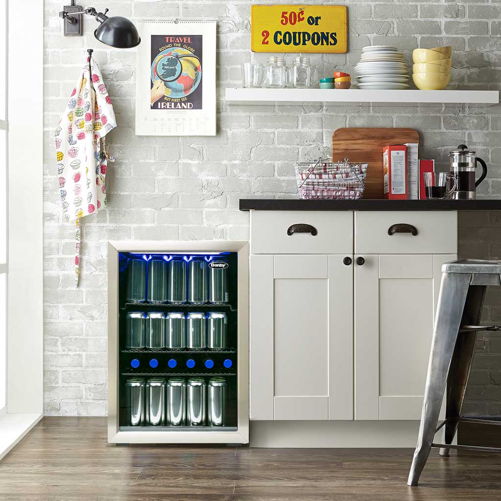 2.6 Cu. Ft. Free-standing Beverage Center DBC026A1BSSDB
