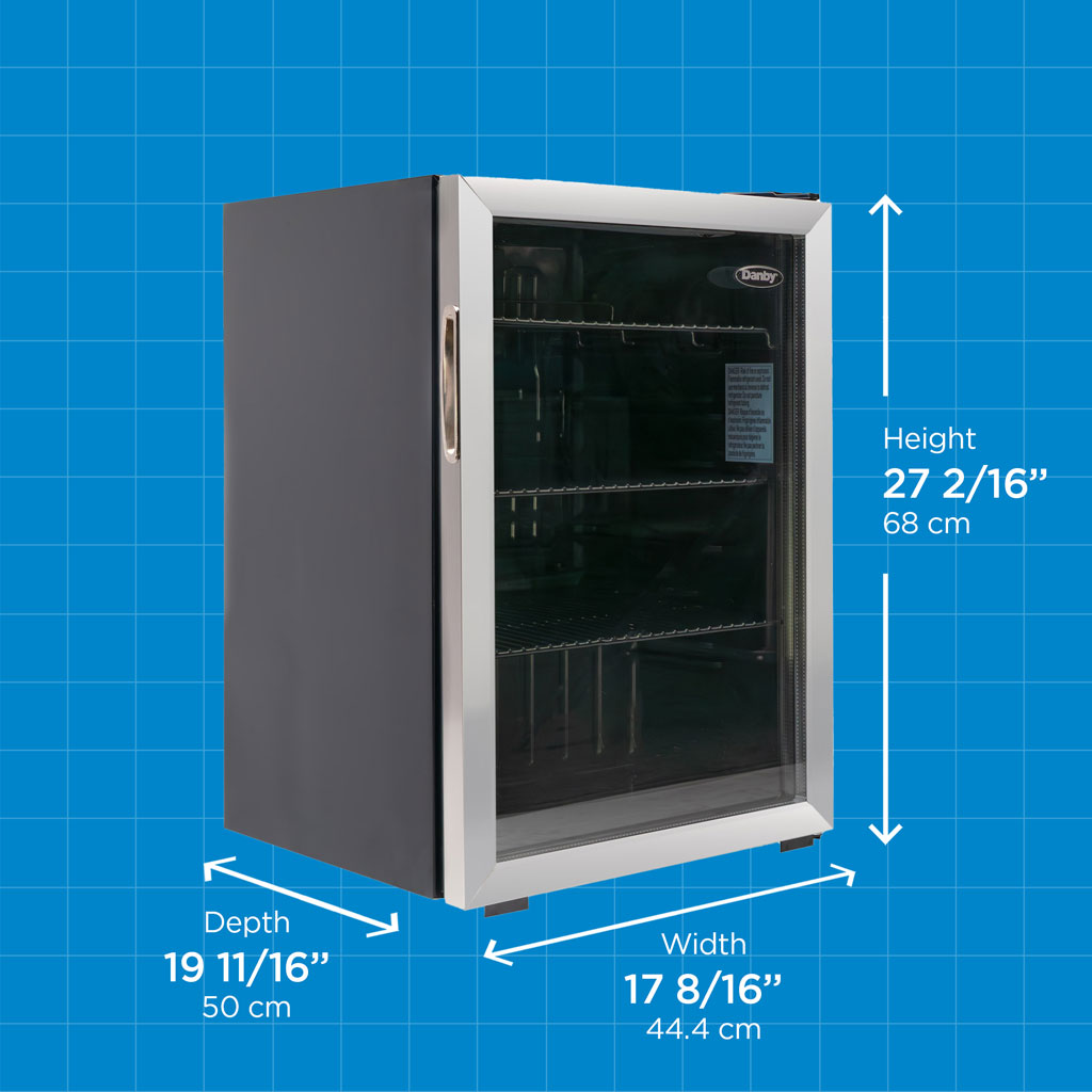 2.6 Cu. Ft. Free-standing Beverage Center DBC026A1BSSDB