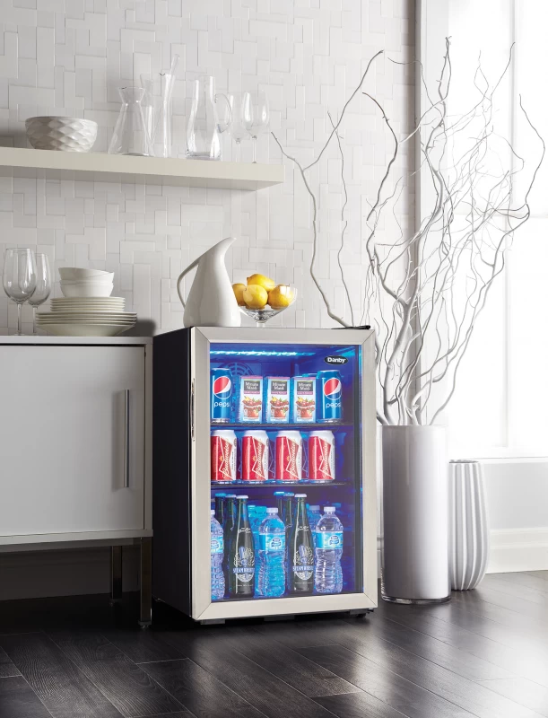 2.6 Cu. Ft. Free-standing Beverage Center DBC026A1BSSDB