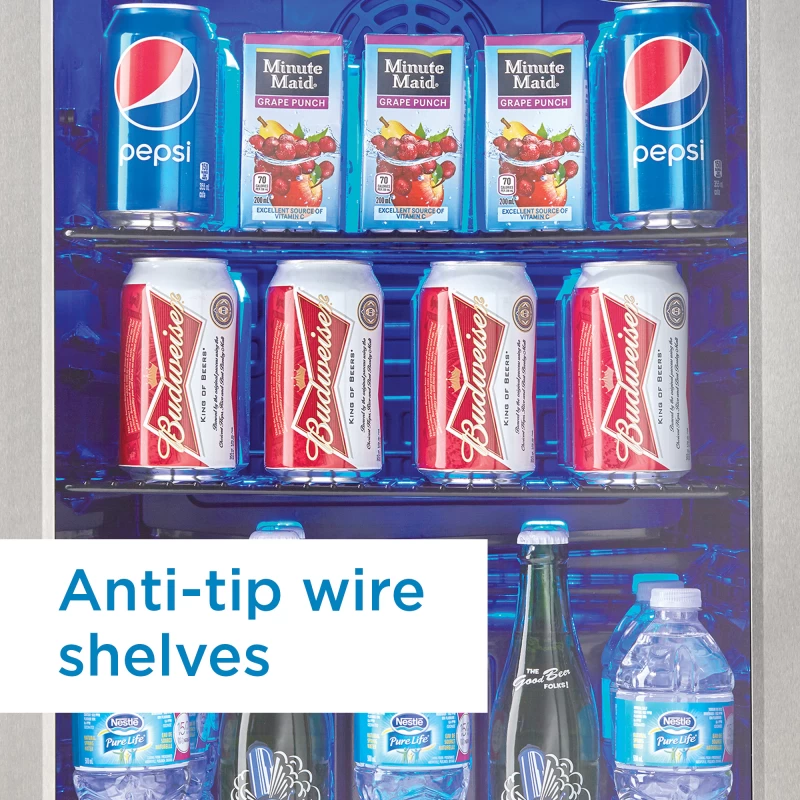 2.6 Cu. Ft. Free-standing Beverage Center DBC026A1BSSDB