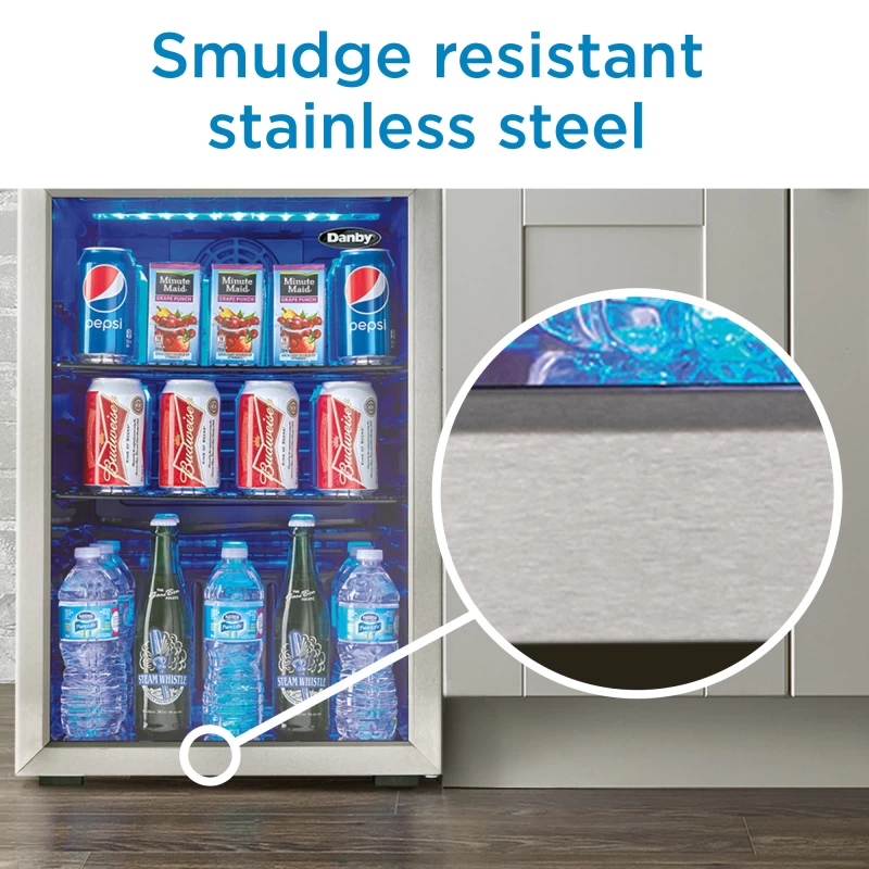 2.6 Cu. Ft. Free-standing Beverage Center DBC026A1BSSDB