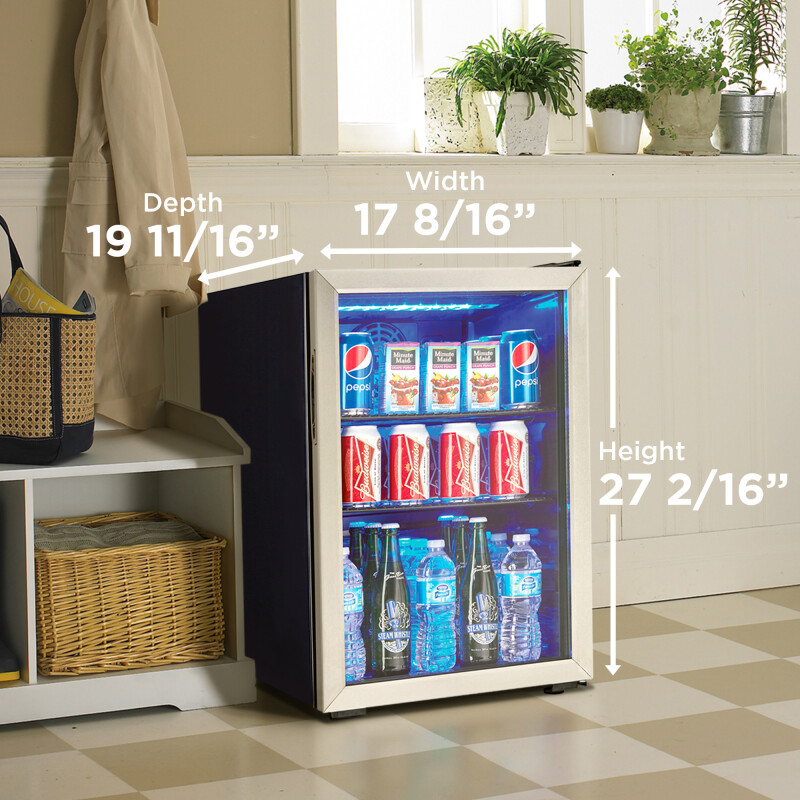 2.6 Cu. Ft. Free-standing Beverage Center DBC026A1BSSDB