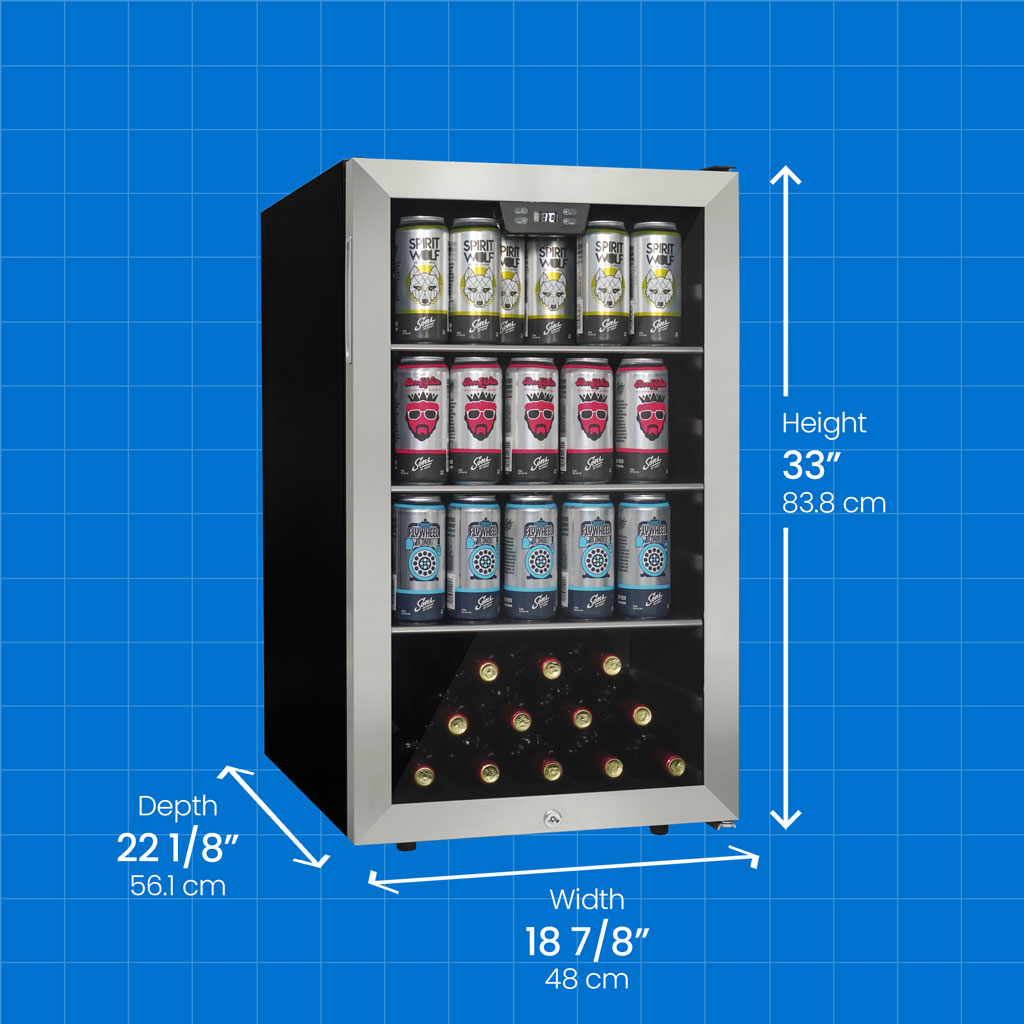 4.5 cu. ft. Free-Standing Beverage Center DBC045L1SS