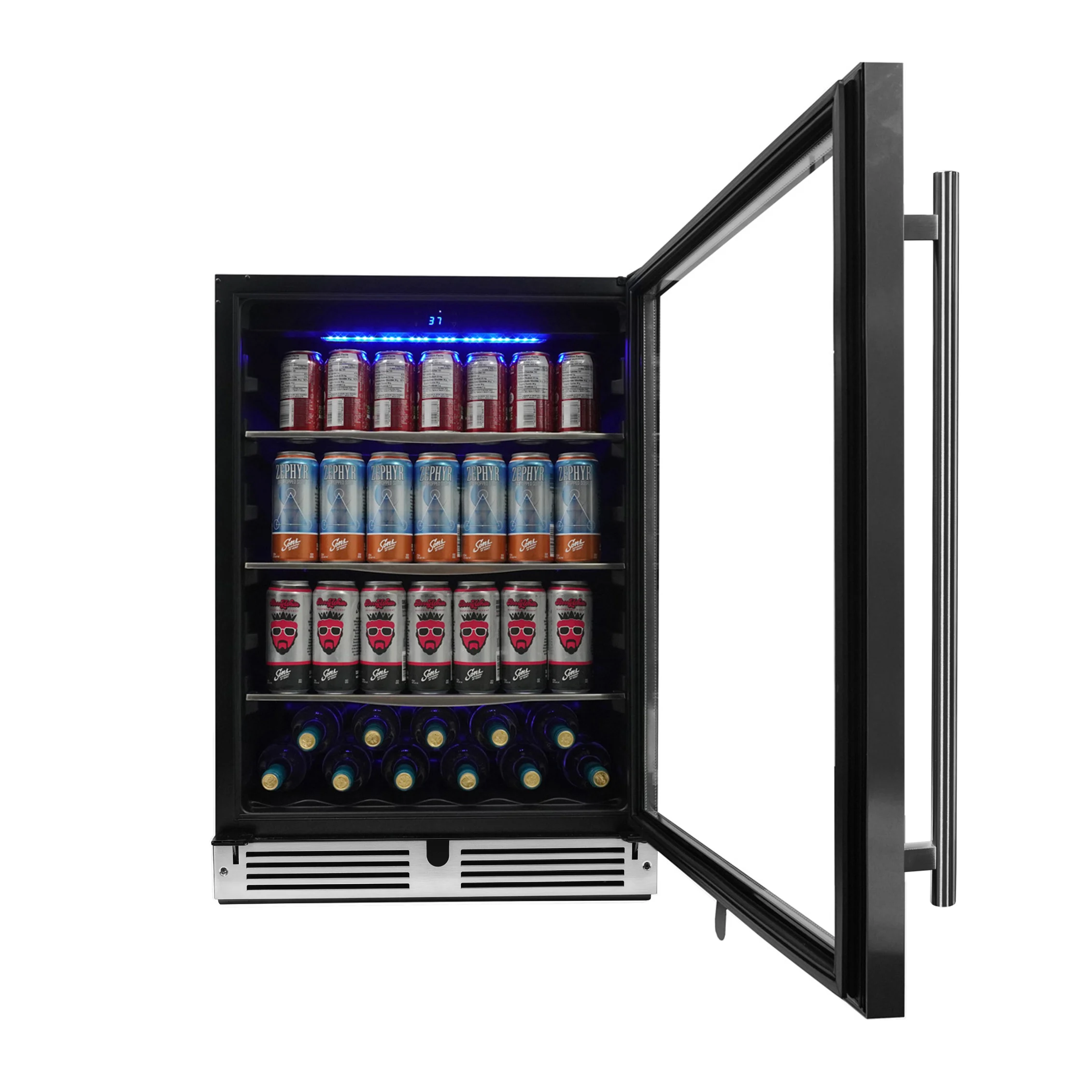 24″ Under Counter Beverage Center in Stainless Steel view 7