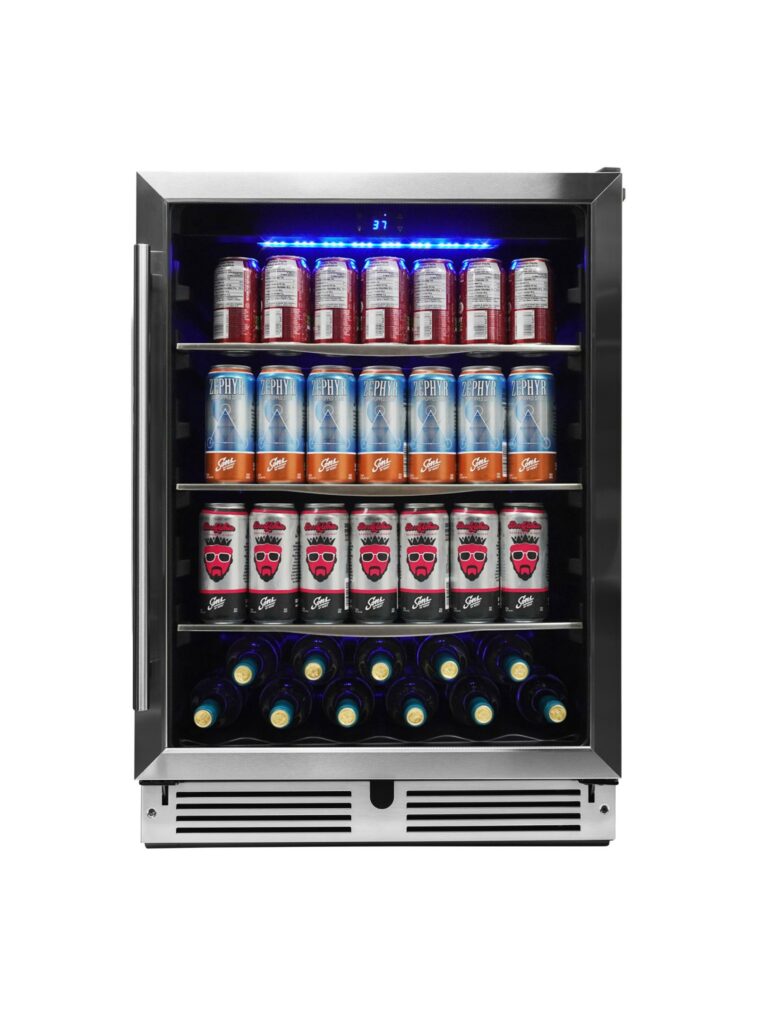 24″ Under Counter Beverage Center in Stainless Steel DBC057D1BSS
