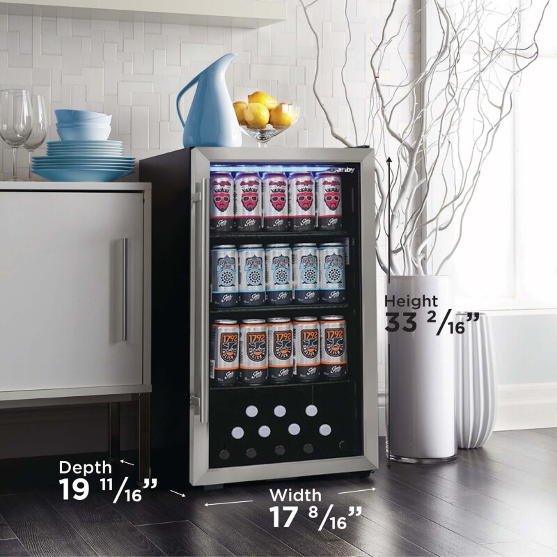 3.1 cu. ft. Free-Standing Beverage Center DBC117A1BSSDB6