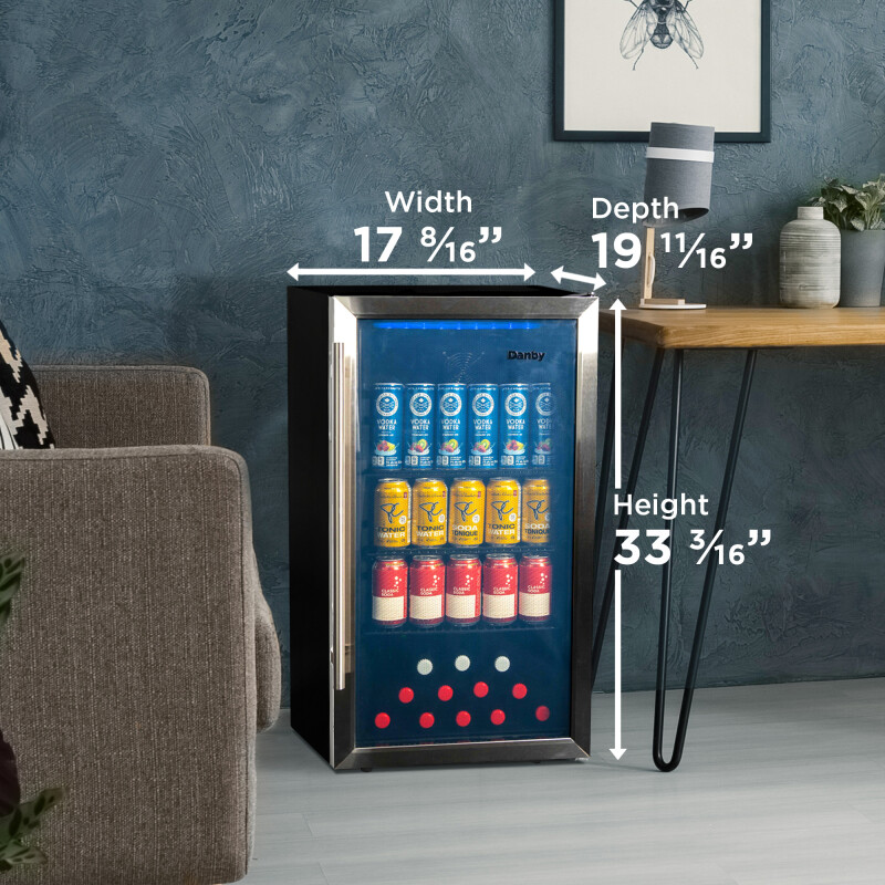 3.1 Cu. Ft. Free-standing Beverage Center DBC117A2BSSDD6
