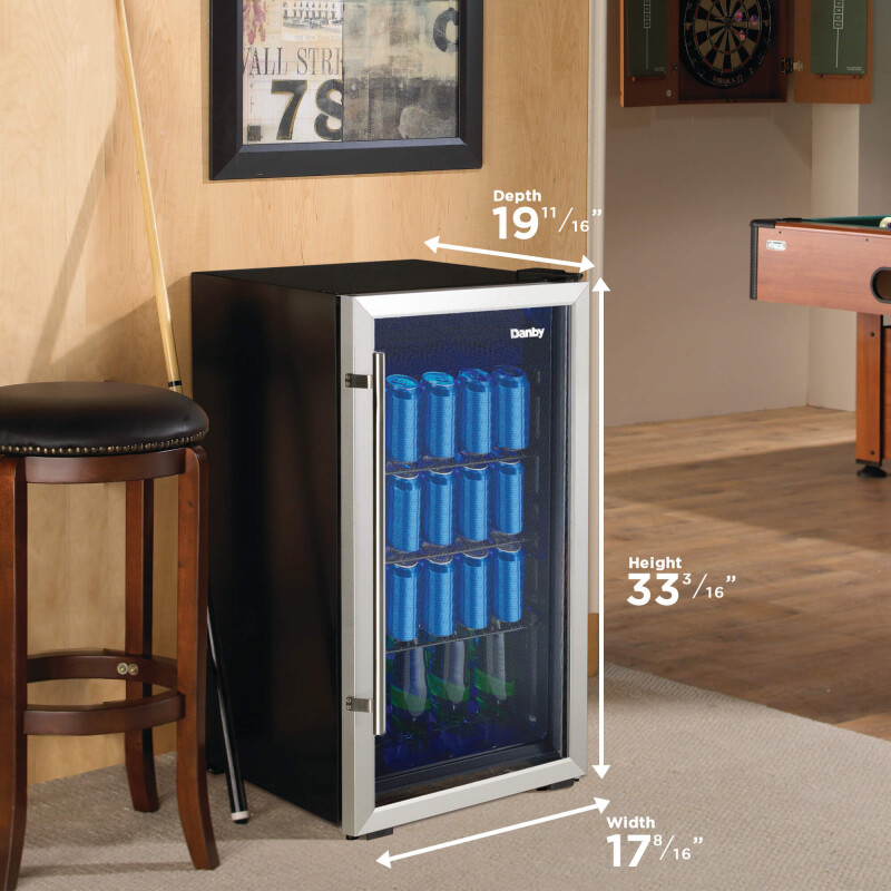 3.1 Cu. Ft. Free-standing Beverage Center DBC117A2BSSDD6