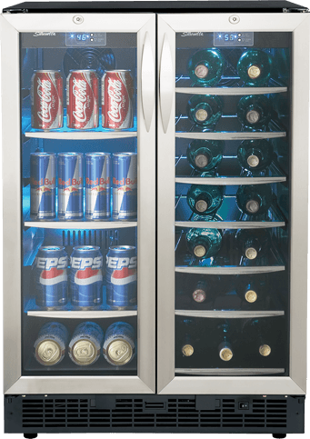 Emmental 24” FRENCH DOOR BEVERAGE CENTER. DBC2760BLSUS