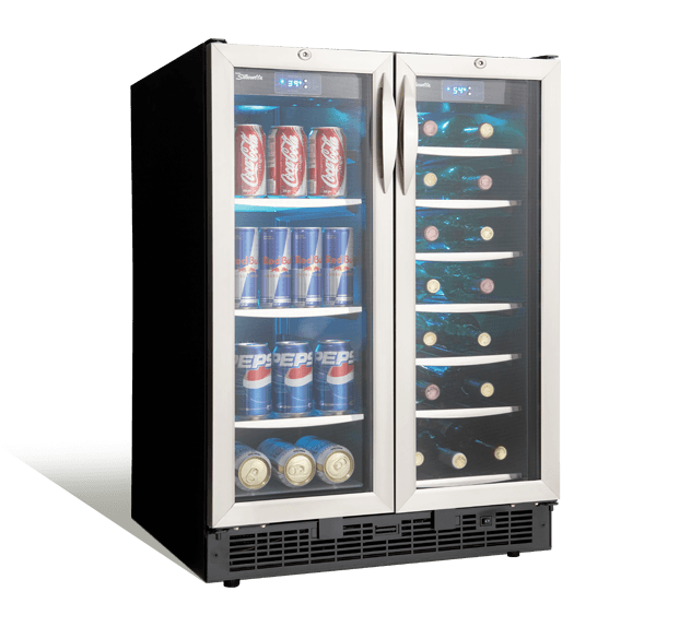 Emmental 24” FRENCH DOOR BEVERAGE CENTER. DBC2760BLSUS