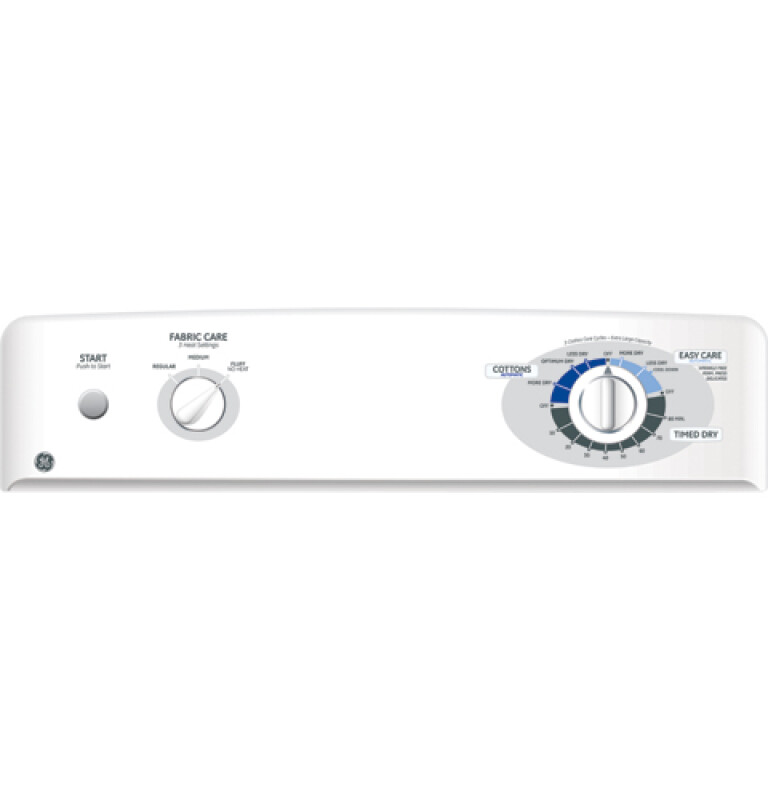5.8 Cu. Ft. Extra-Large Capacity Gas Dryer DBLR333GGWW, product image 2 of 4