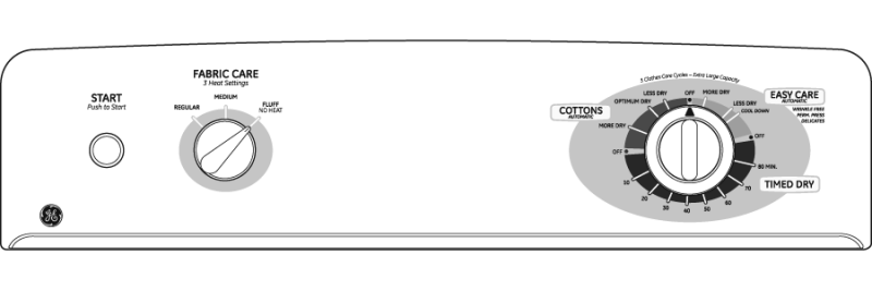 5.8 Cu. Ft. Extra-Large Capacity Gas Dryer DBLR333GGWW, product image 3 of 4