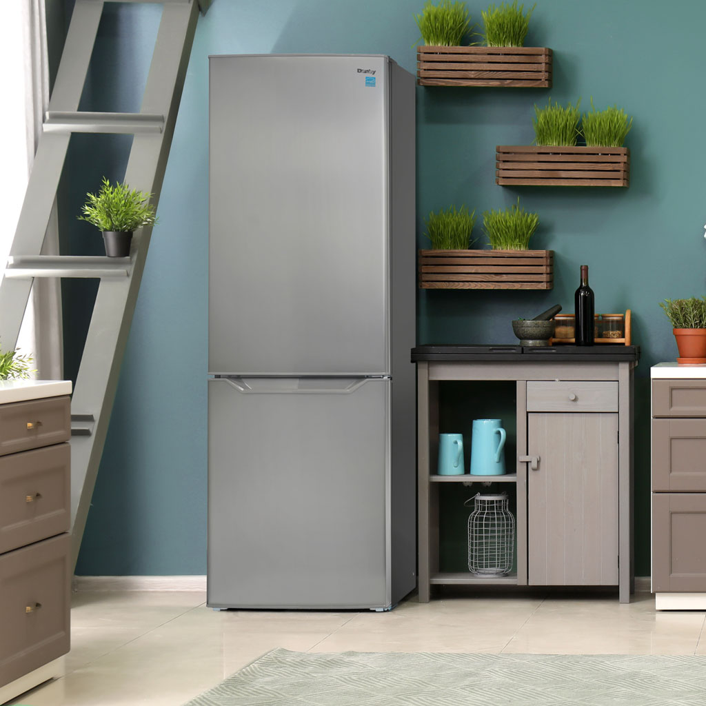 10.3 cu. ft. Compact Fridge Bottom Mount DBMF100B1SLDB