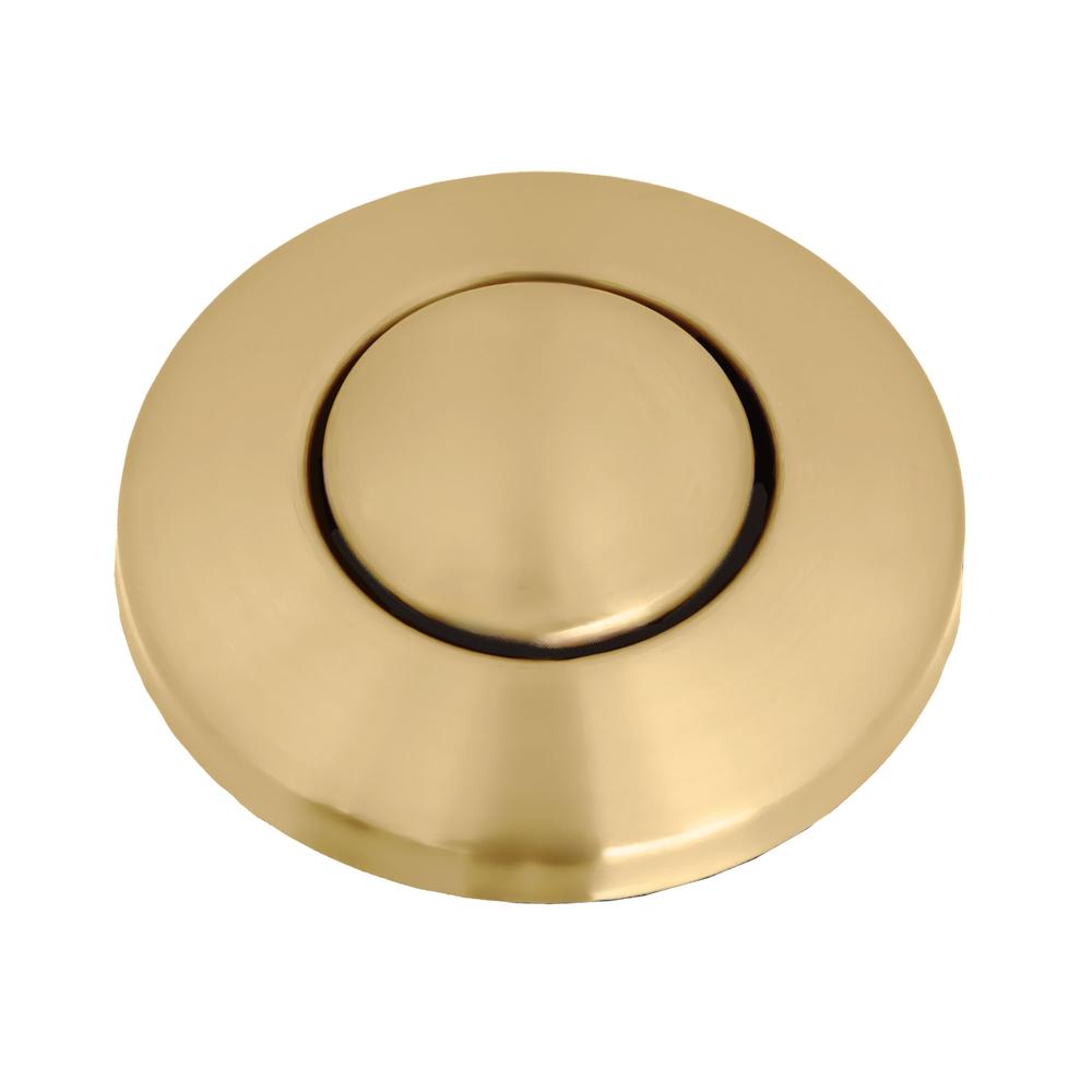 Autograph Edition Air Switch Button In Polished Gold For Garbage Disposal DBMPG