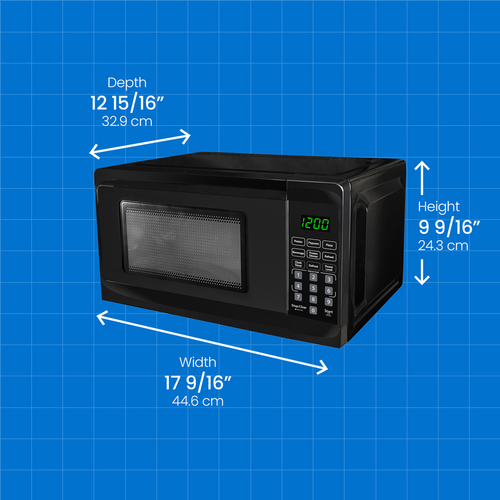 0.7 Cu. Ft. Countertop Microwave W/child Lock DBMW0720ABD