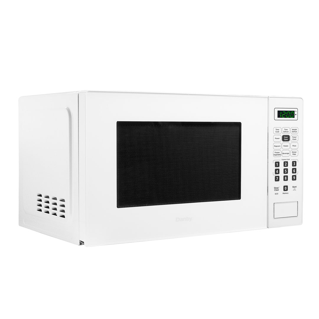 0.7 cu. ft. Countertop Microwave in White view 2