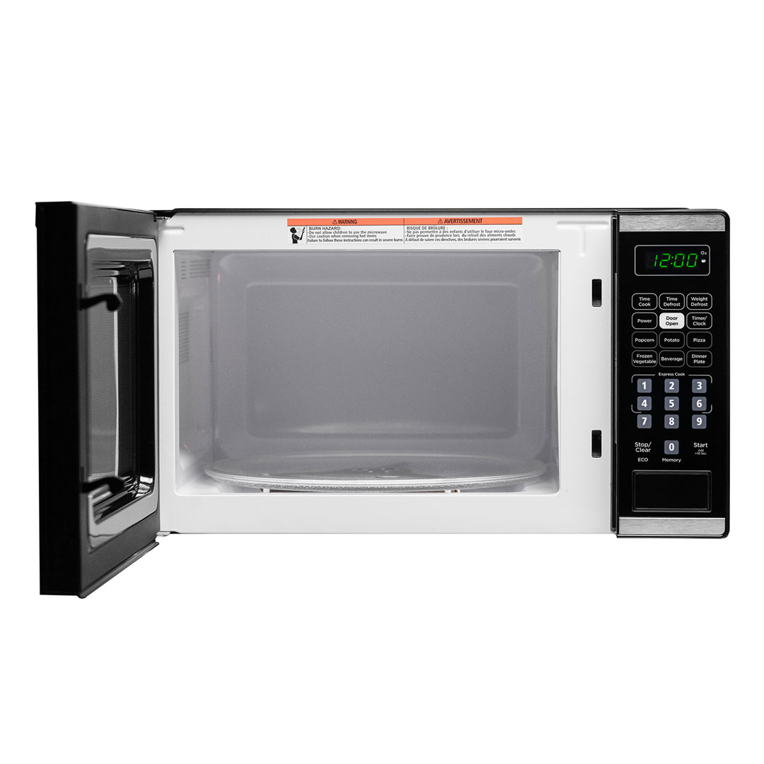0.7 cu. ft. Countertop Microwave in Black and Stainless Steel view 5